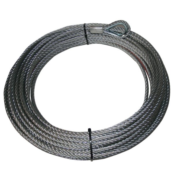 Bulldog Winch Wire Rope, 10027 3/8" x 85' (9.5mm x 26m) 20202